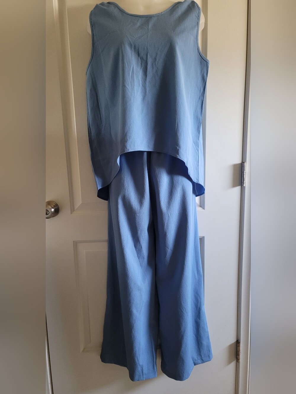 Light Blue Flowing Two-Piece Set